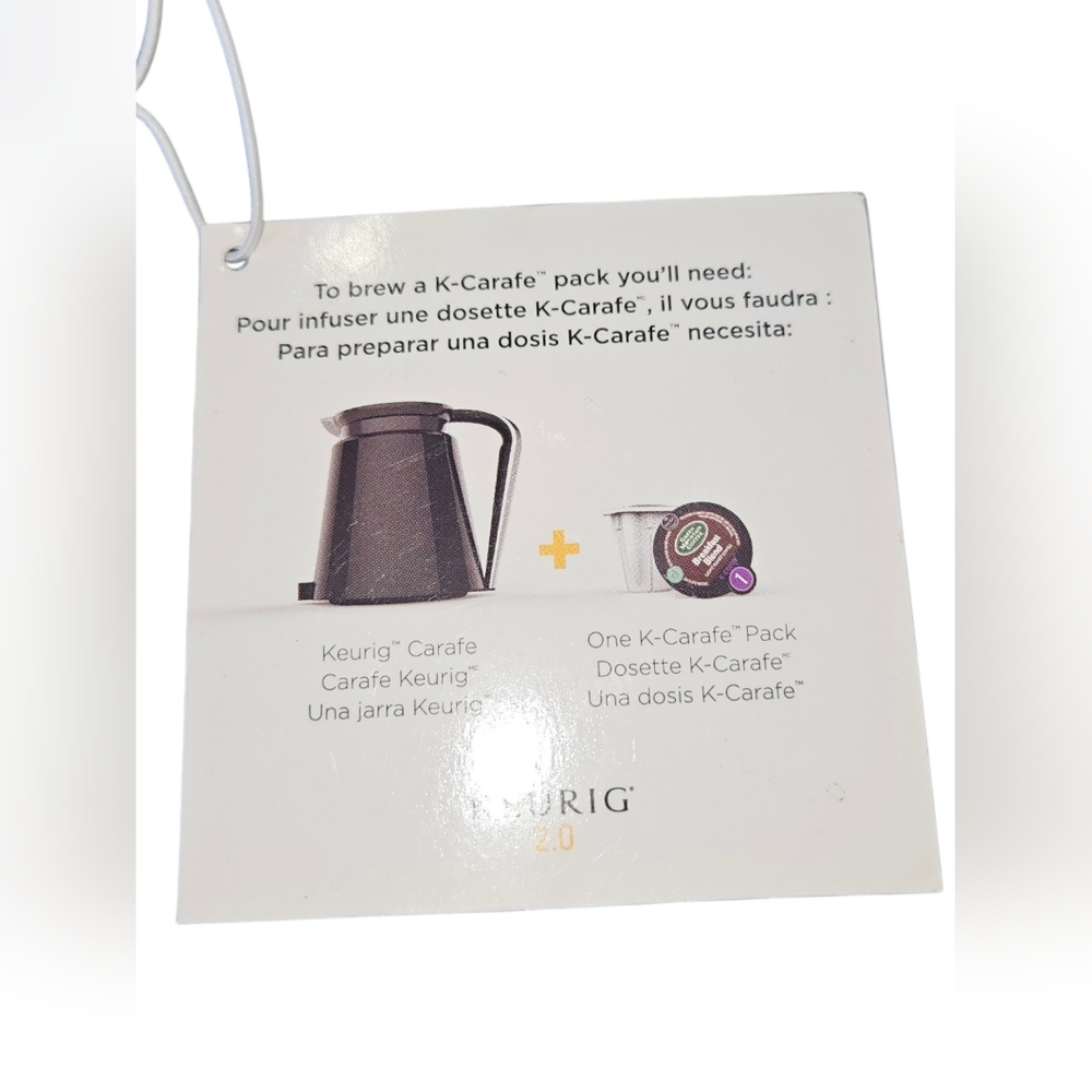 NWT Keurig 2.0 Carafe - Picture 3 of 4